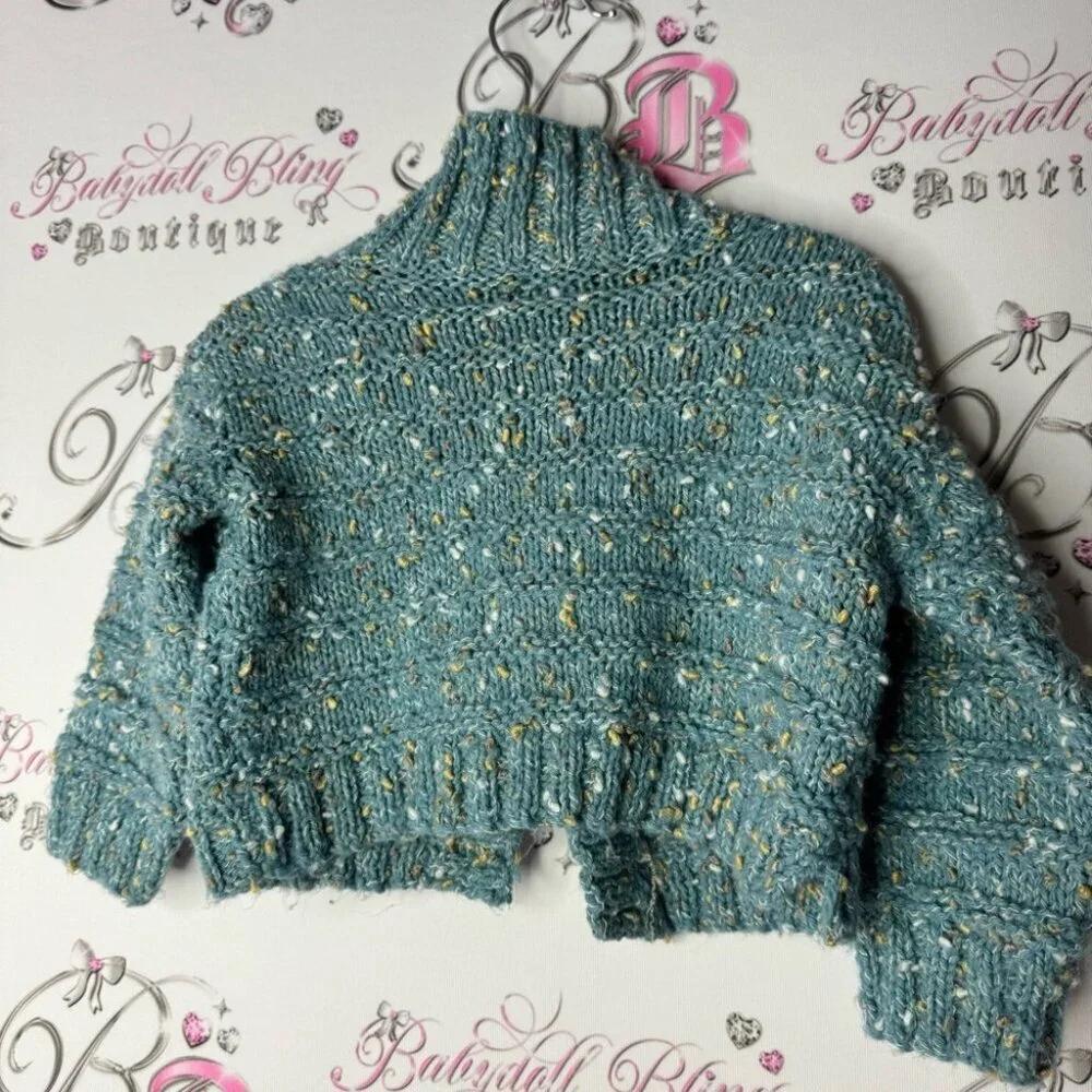 Animal button sweater crochet knitted cheetah elephant tiger leopard buttons